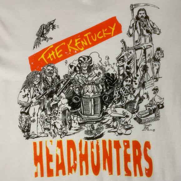 Kentucky Headhunters Single Stitch Band Tee Screen Stars Best - Picture 3 of 5